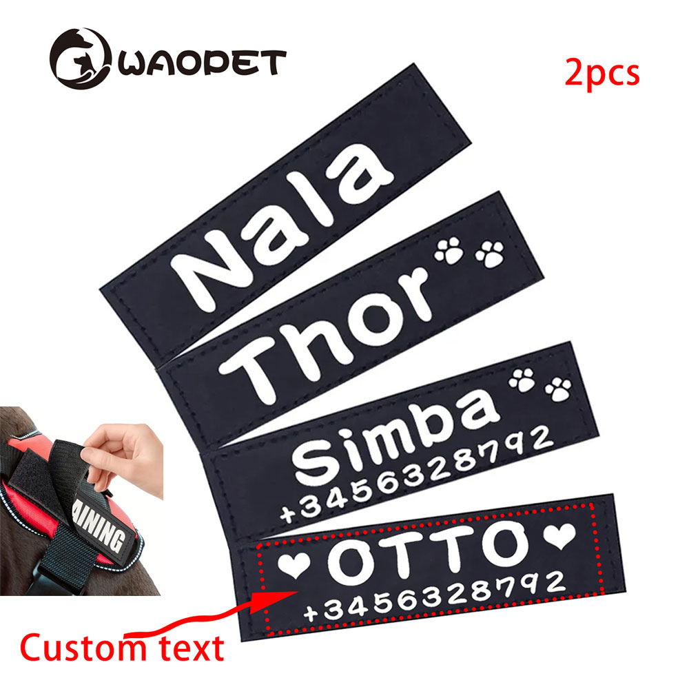 Sewing Labels - Étiquettes d'identification personnalisées pour chien, pour
