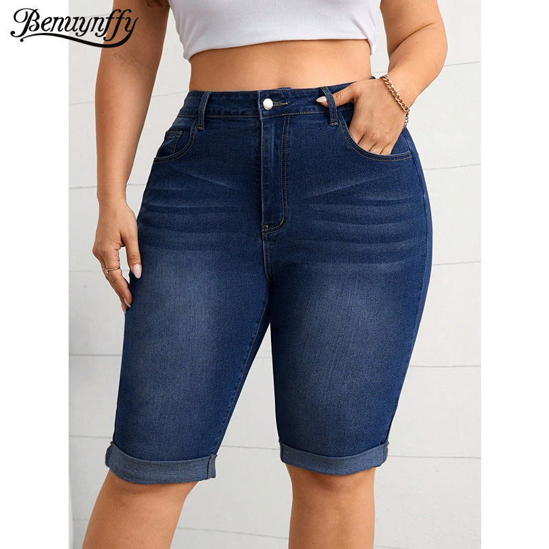 Sewing Hemming - Benuynffy Jean crayon taille mi-haute vintage