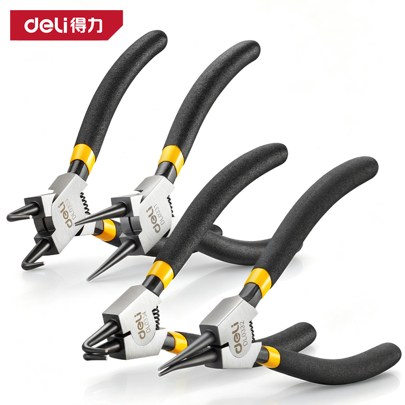 Snap Button Plier - Deli Ensemble de pinces à circlips