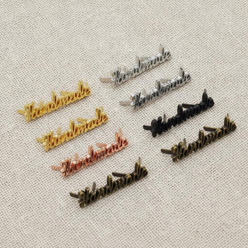 Sewing Labels - Étiquettes métalliques faites à la main