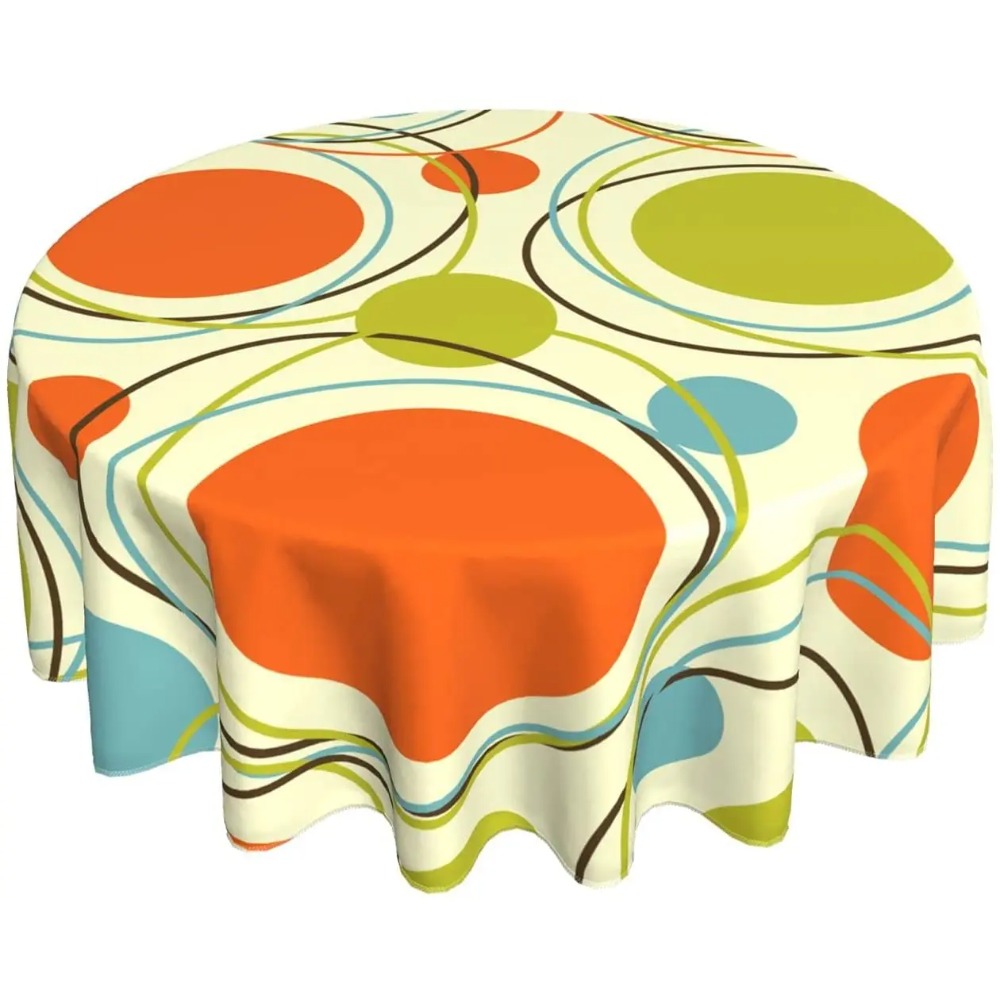 Century Textile & Sewing Supply Hours - Nappe de Table Ronde en Polyester