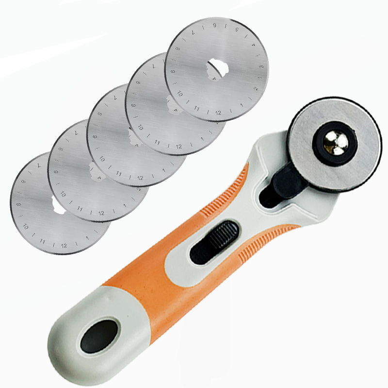 Rotary Cutter Fabric - Cutter rotatif de 45 mm, couteau