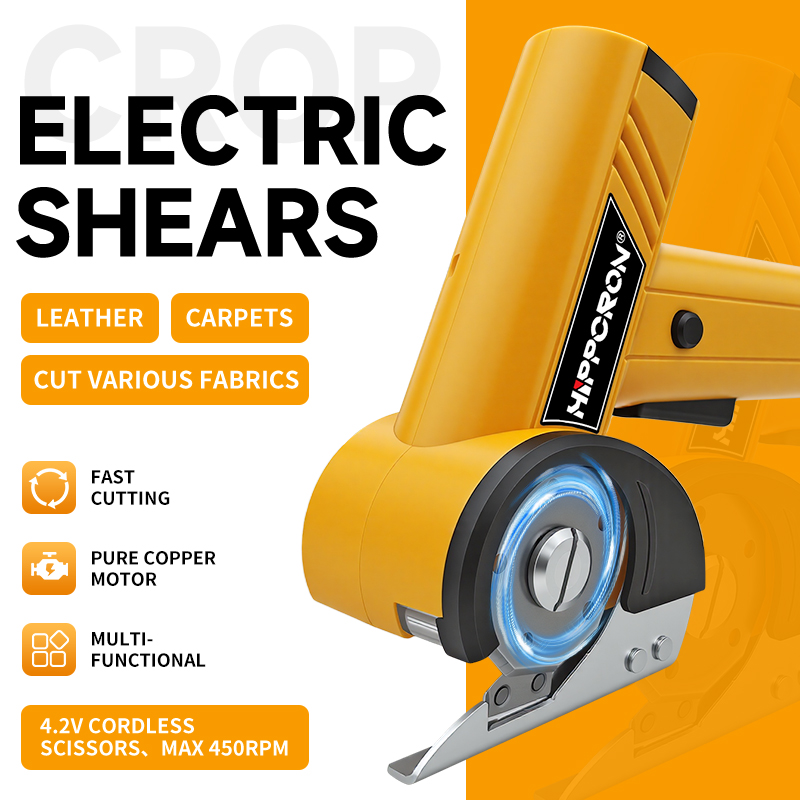 Rotary Cutter Fabric - Ciseaux électriques sans fil Hippcron 4,2