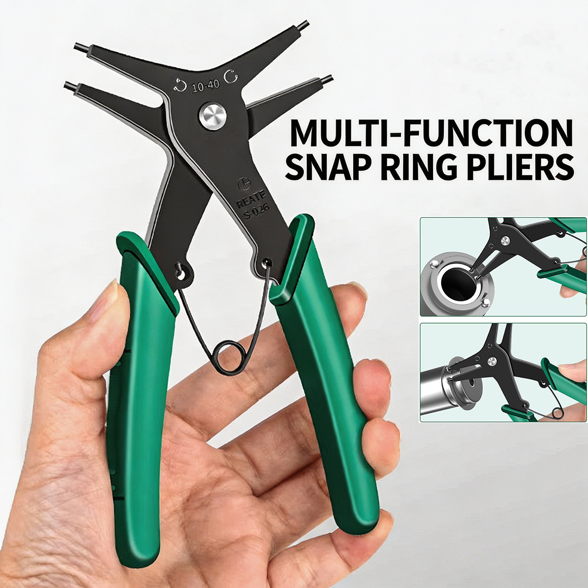 Snap Button Plier - Pince à circlips interne et externe