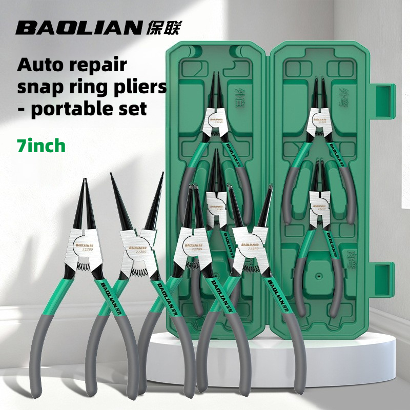 Snap Button Plier - BAOLIAN Ensemble de pinces à circlips