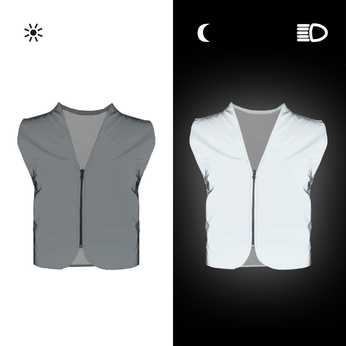 Salzmann Gilet réfléchissant G - Invisible Zip Fastener avis et prix