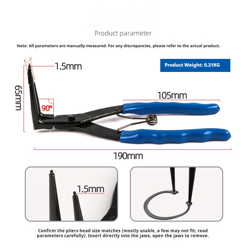 HOMEFISH Pince à circlips à be - Snap Button Plier avis et prix