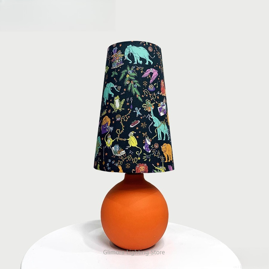 Lampe de table sphère orange : - Century Textile & Sewing Supply Hours avis et prix