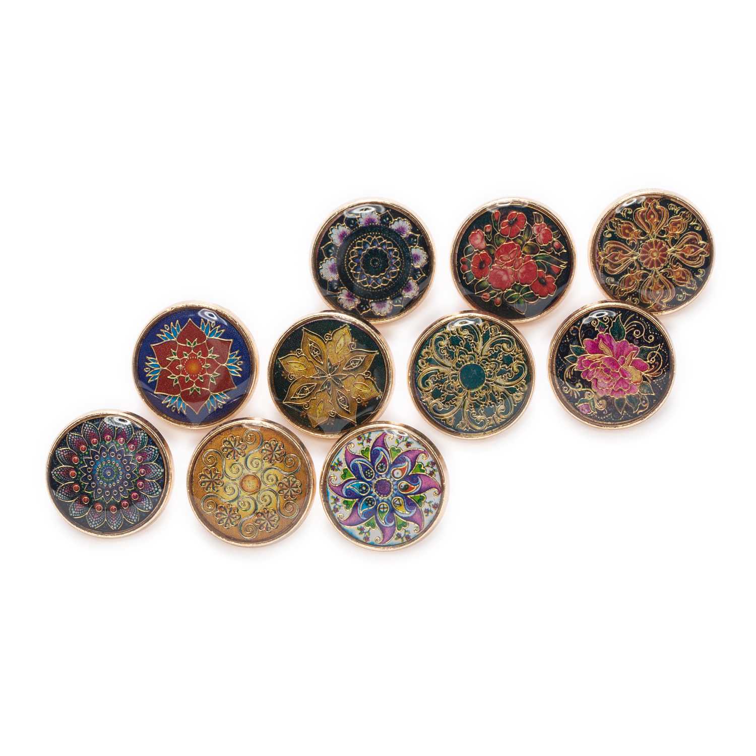 5 boutons ronds rétro en métal - Button Hole Cutter avis et prix