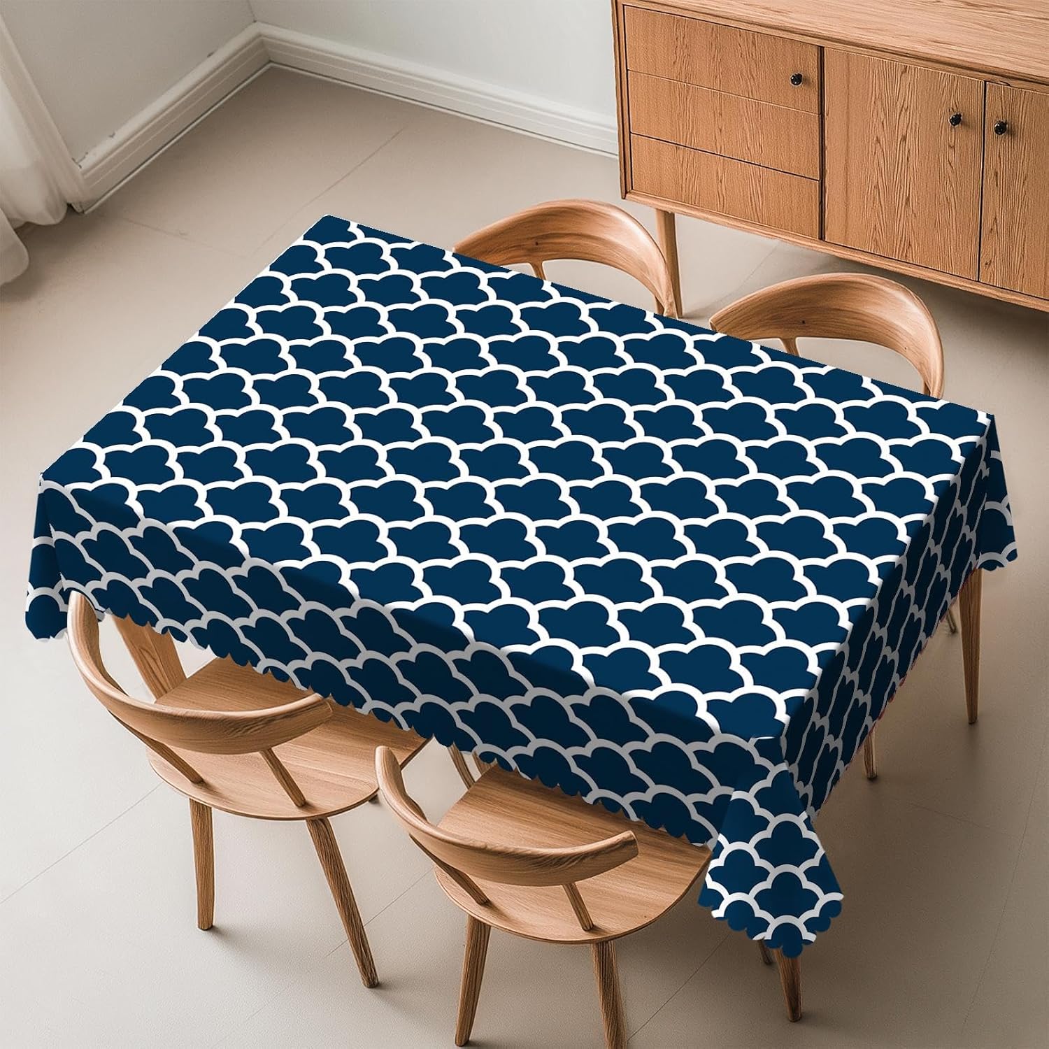 Nappe bleue rectangulaire à mo - Century Textile & Sewing Supply Hours avis et prix