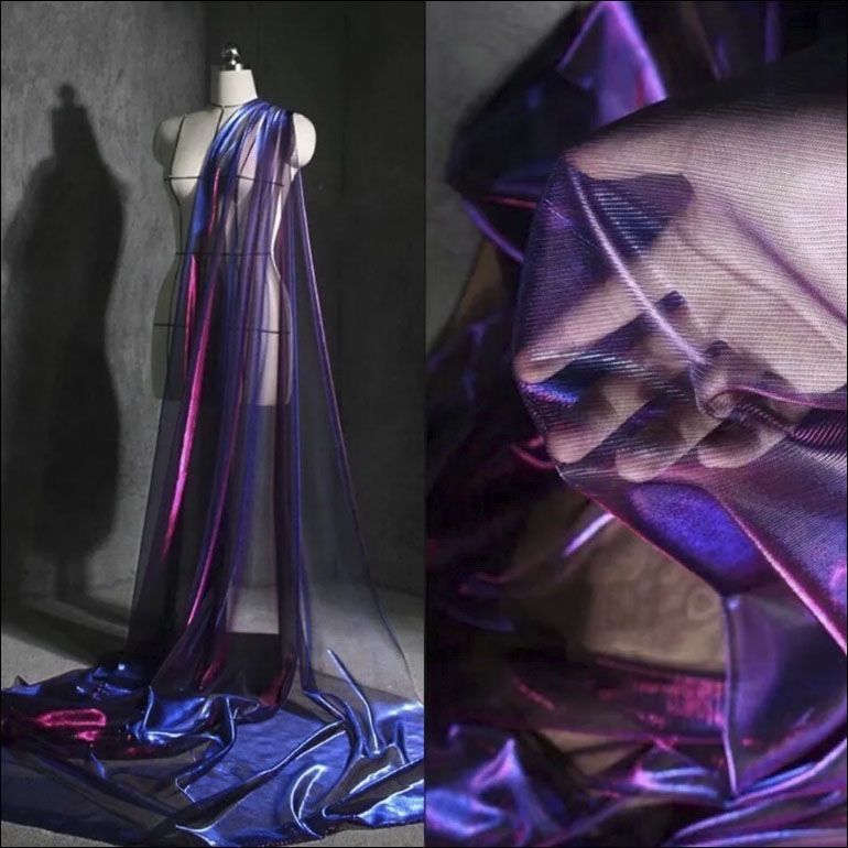 Tissu en tulle à paillettes mé - Sewing Technical Fabrics avis et prix