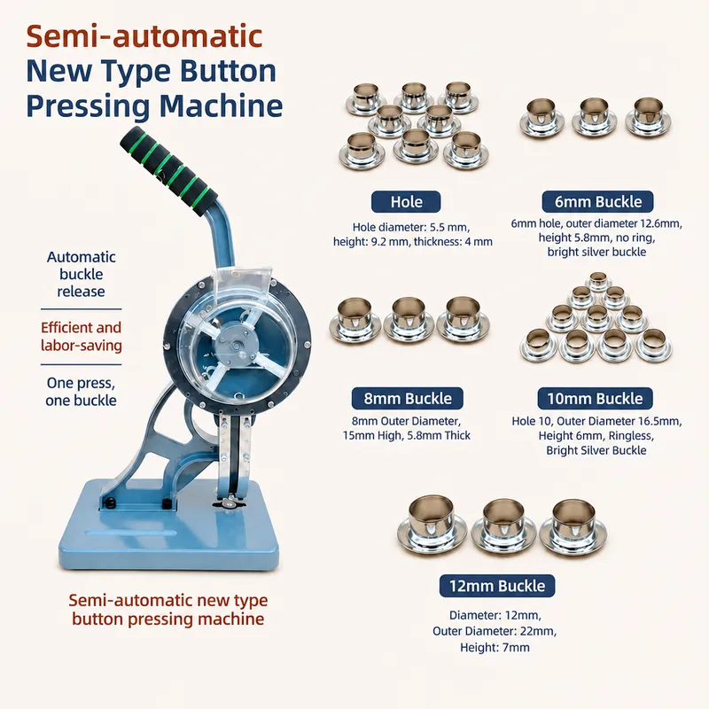 Machine à boutonnières semi-au - Textiles Sewing Machine avis et prix